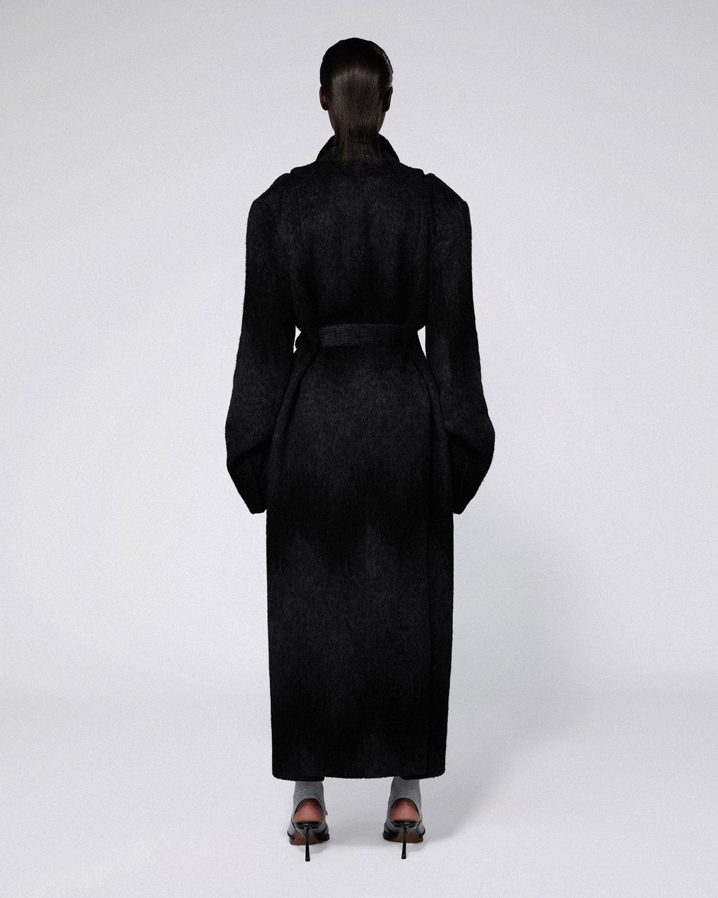 SRVC Studio Black Breakfast Coat