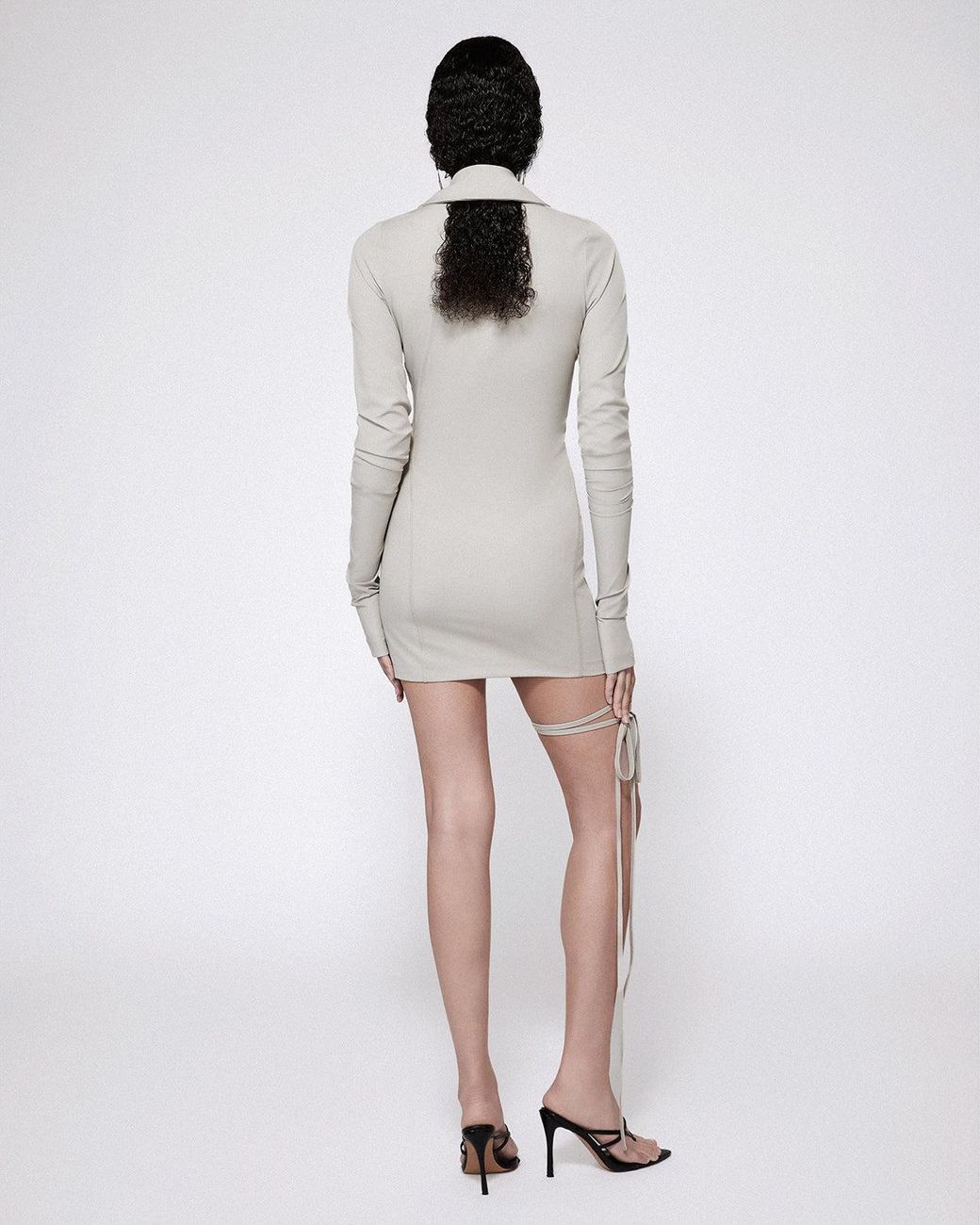 SRVC Studio White Niko Dress Warm