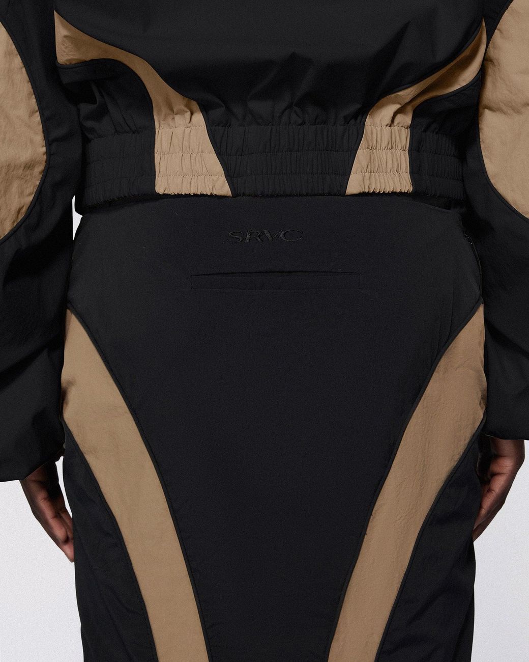 SRVC Studio Black Ronan Track Jacket