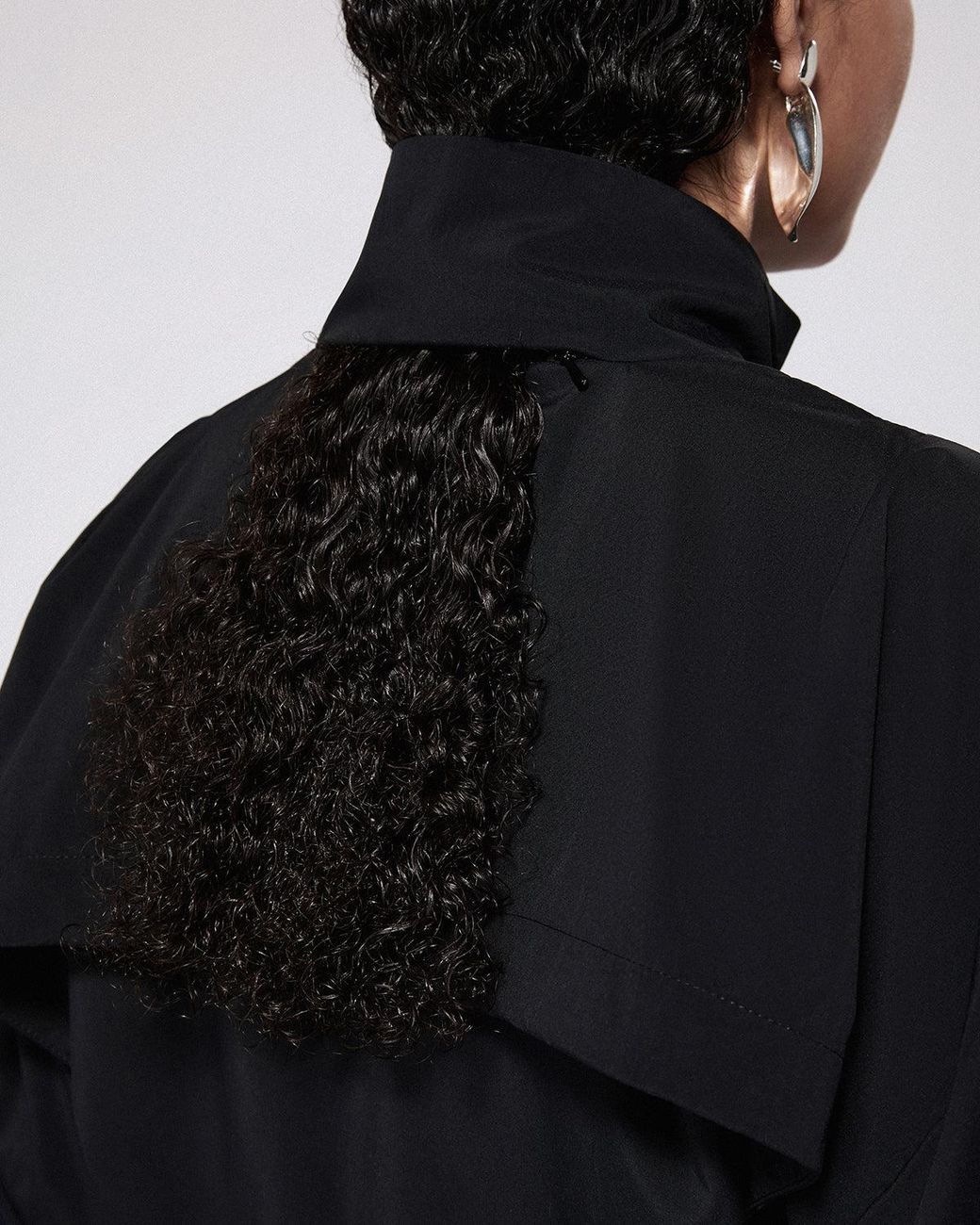 SRVC Studio Black Modified Track Jacket