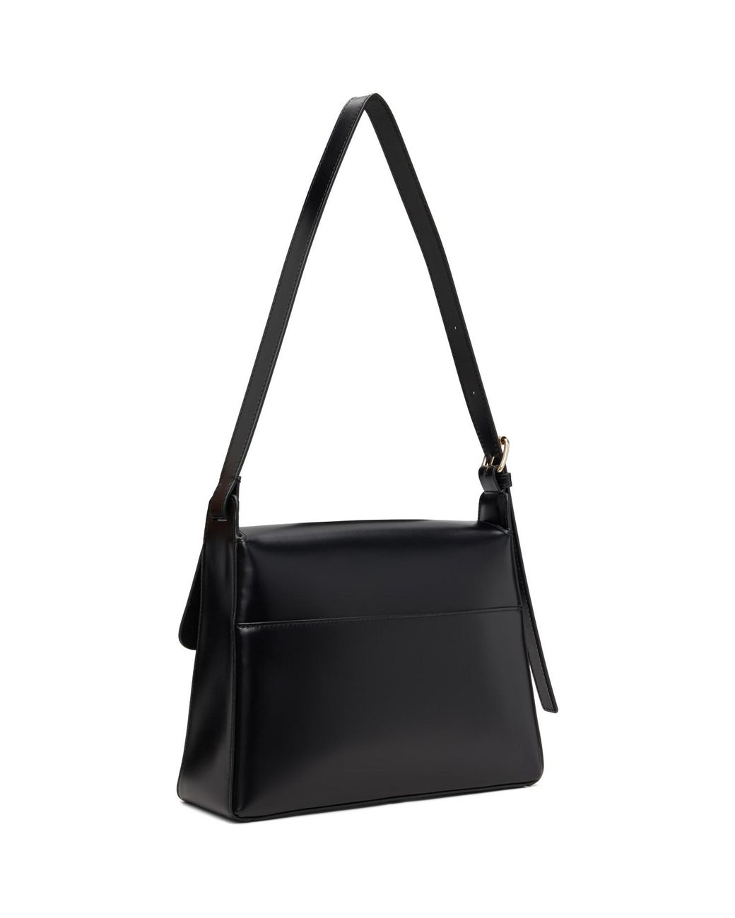 A.P.C. Black Virginie Flap Bag