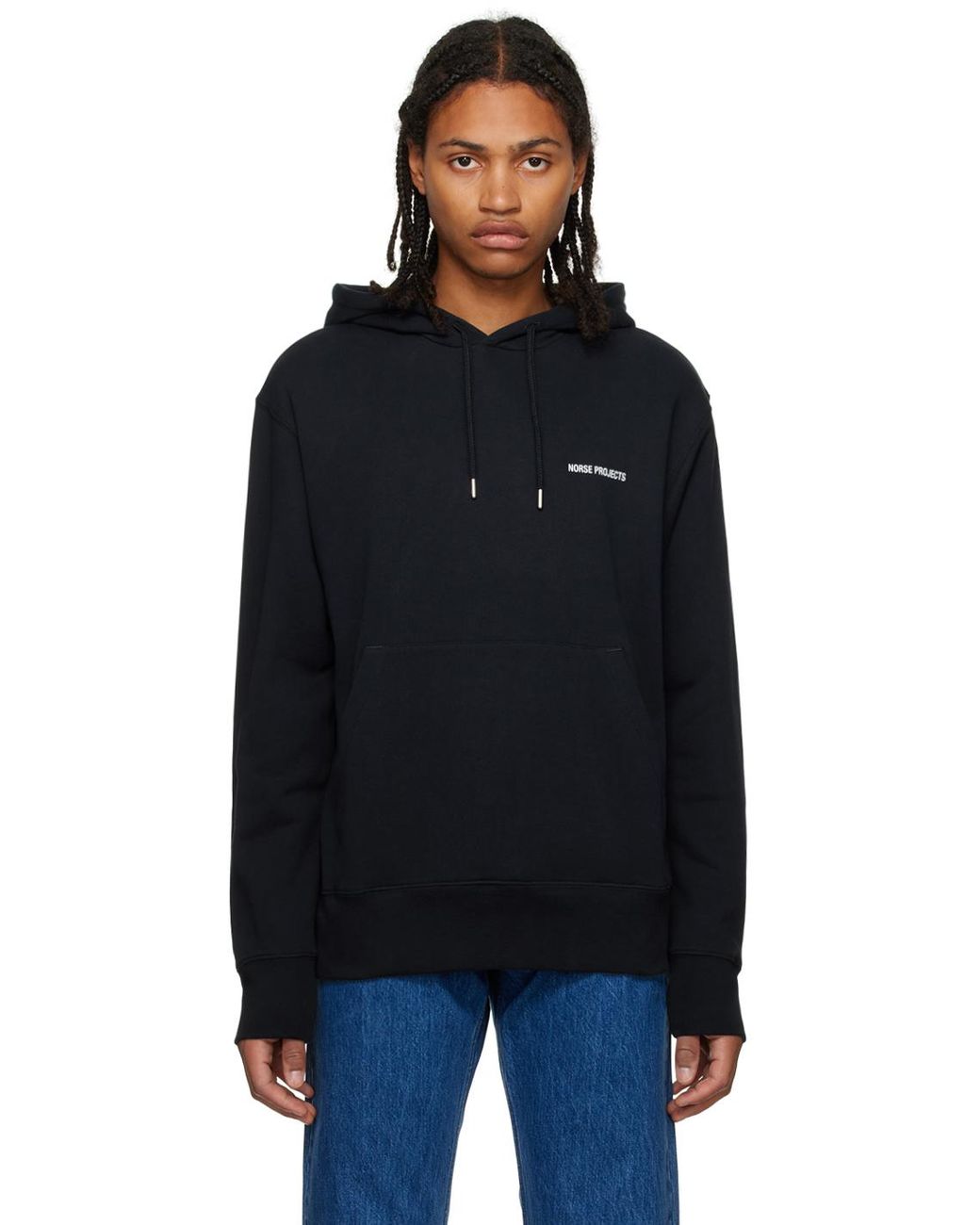 Norse projects shop black hoodie