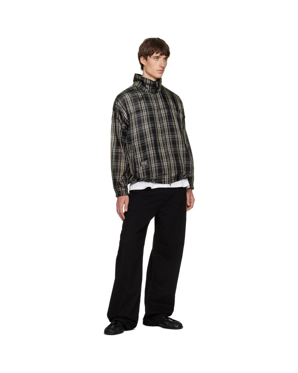 Song For The Mute Black Hooded Track Jacket for men