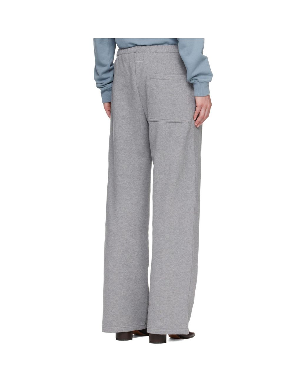 MM6 by Maison Margiela Gray Cotton Sweatpants