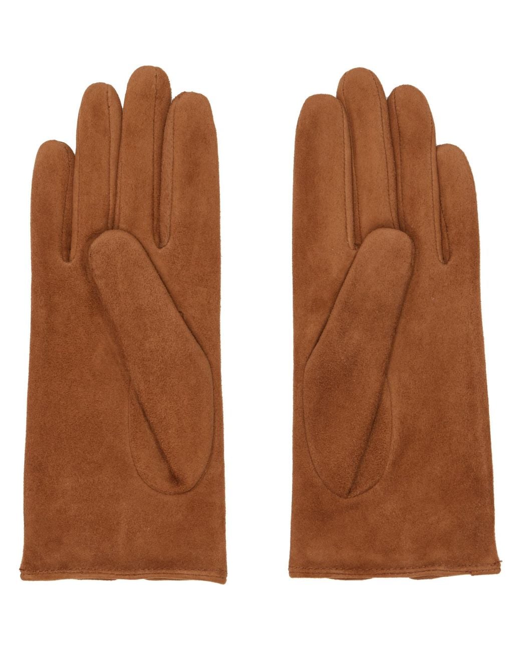 Handsome Stockholm Brown Essentials Suede Gloves