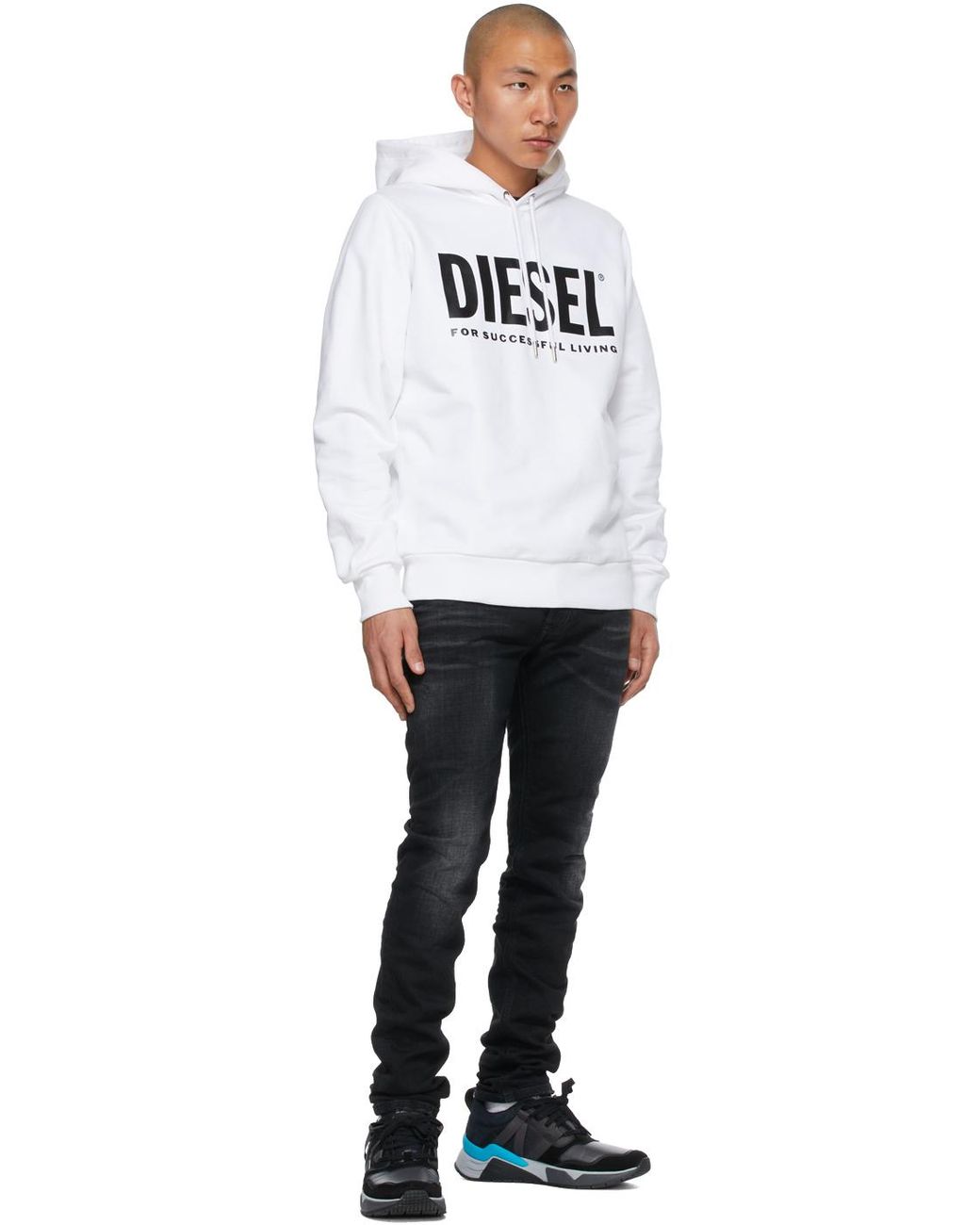 DIESEL Denim Black Sleenker 0092b Jeans 