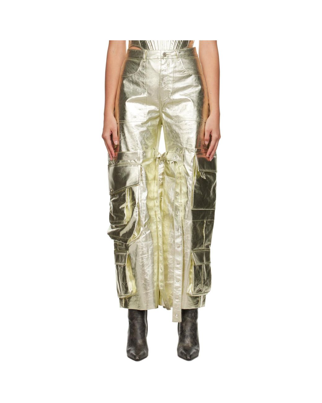 Marques'Almeida Multicolor Multipocket Jeans
