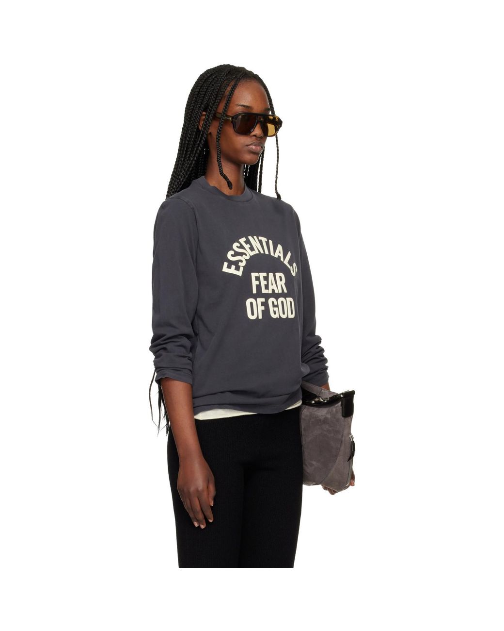Fear Of God Black Campus Classic Long Sleeve T-Shirt