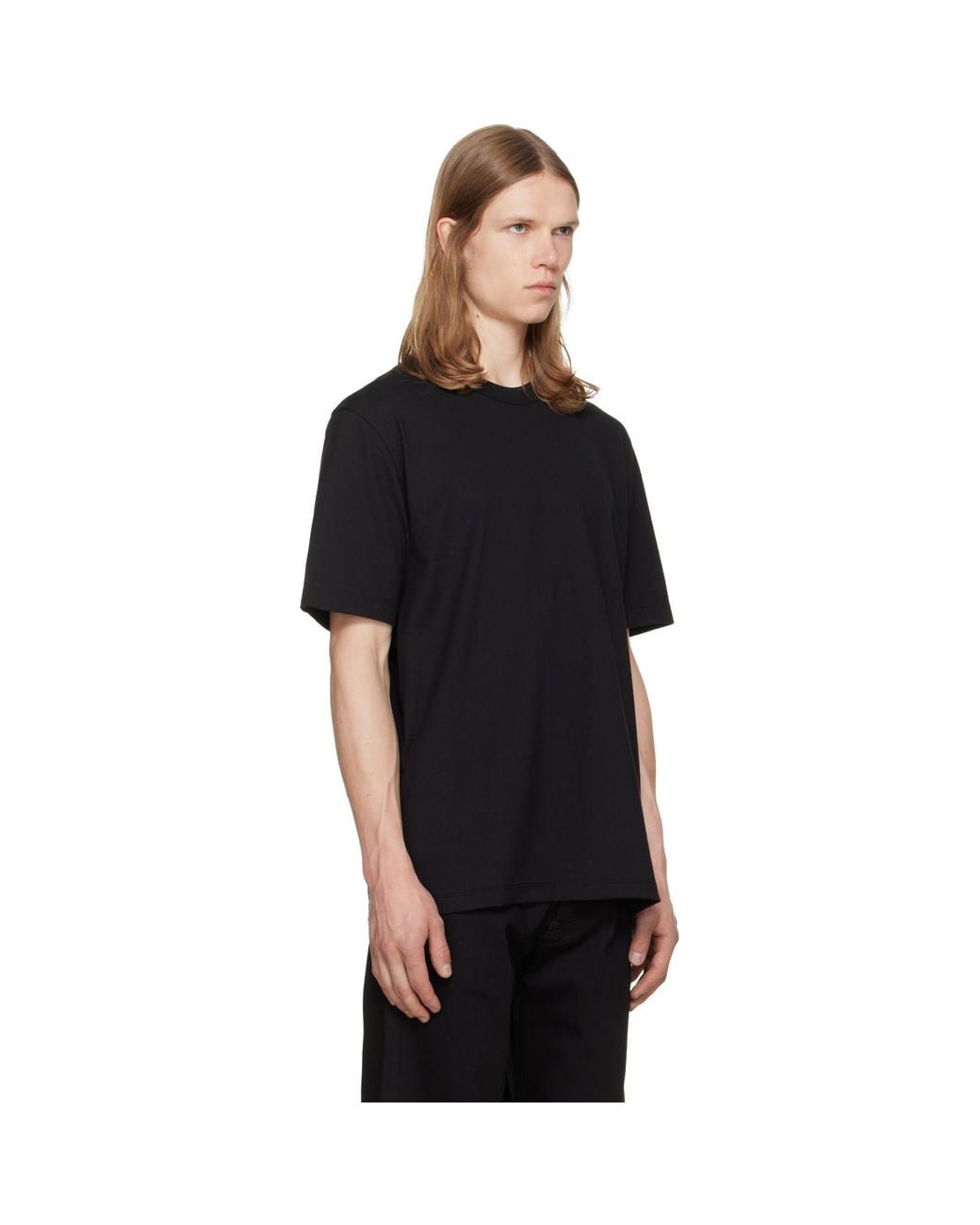 Boss Black Three-Pack Crew-Neck Cotton T-Shirts for men