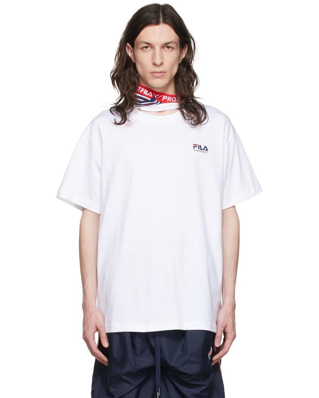 Cotton Fila Edition Three Collar 
