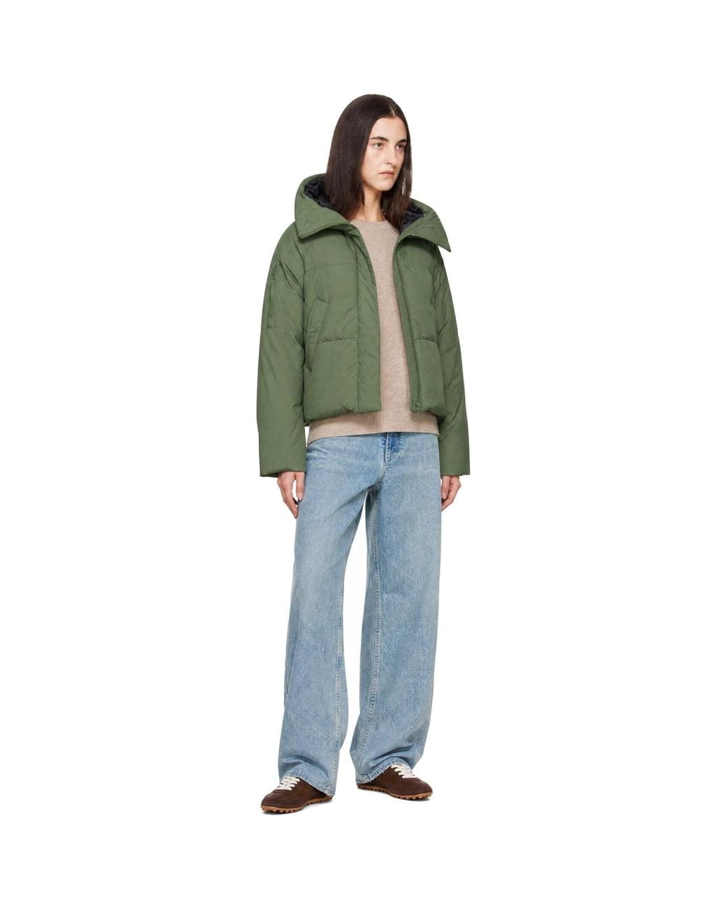 Canada Goose Green Khaki Chilliwack Puffer Down Jacket