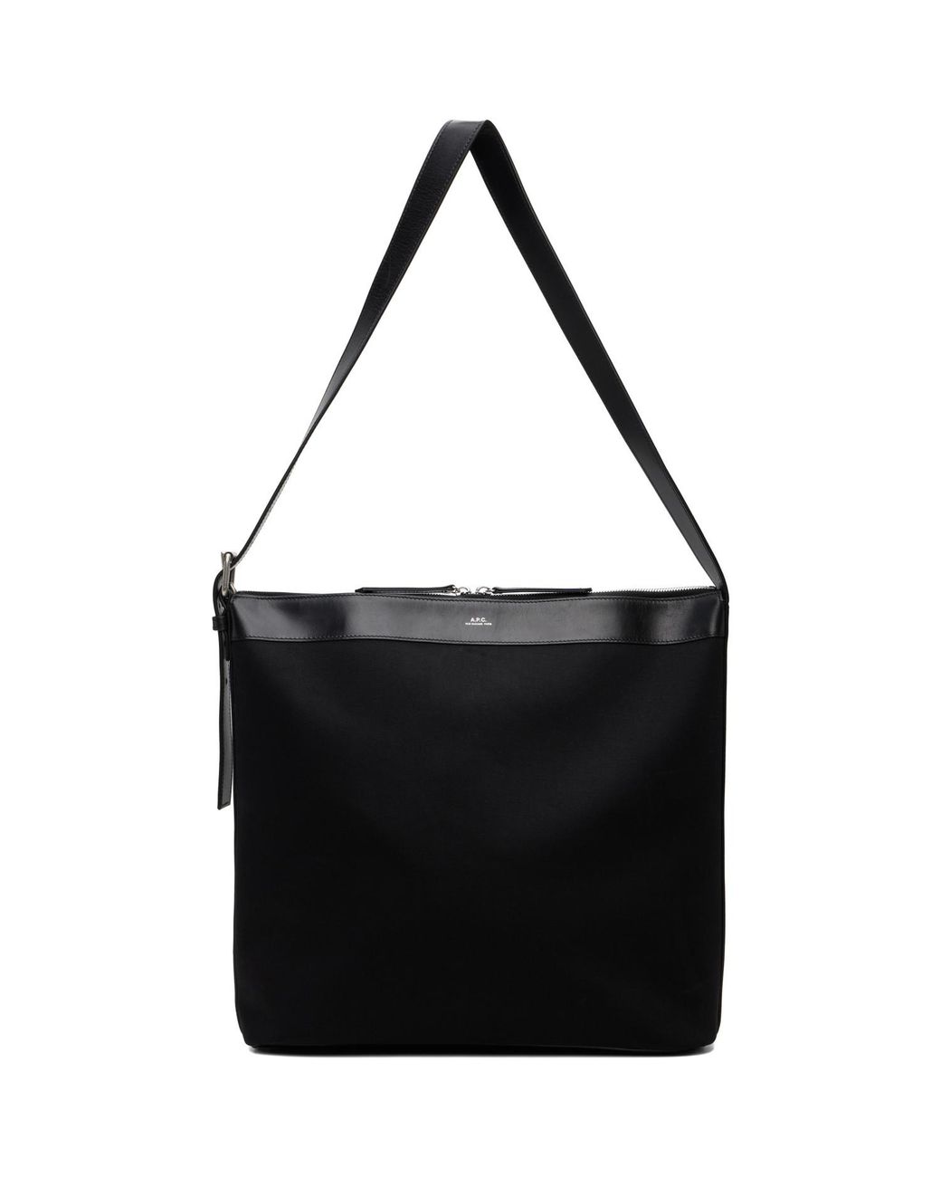 A.P.C. Black Vera Maxi Biker Bag
