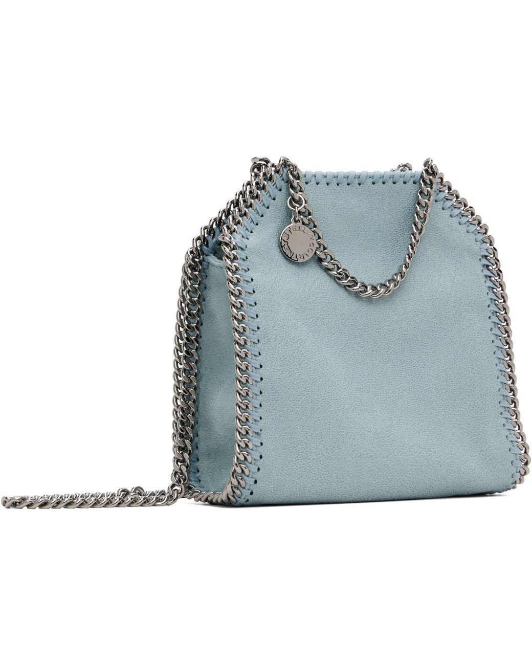 Stella McCartney Blue Falabella Tiny Shoulder Bag