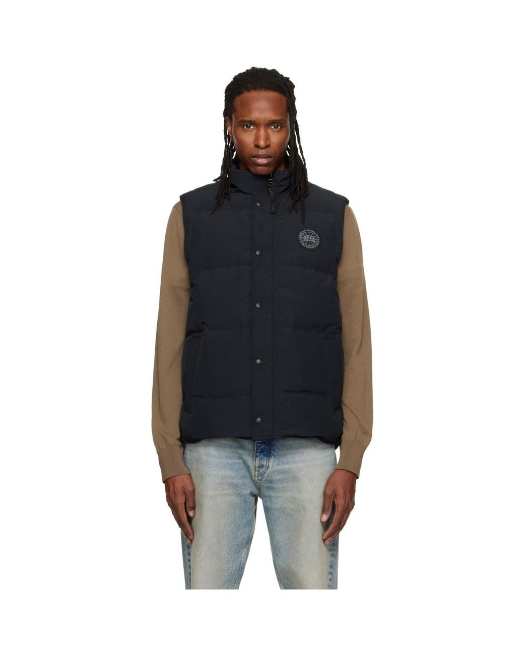 Canada Goose Black Garson Down Vest for men