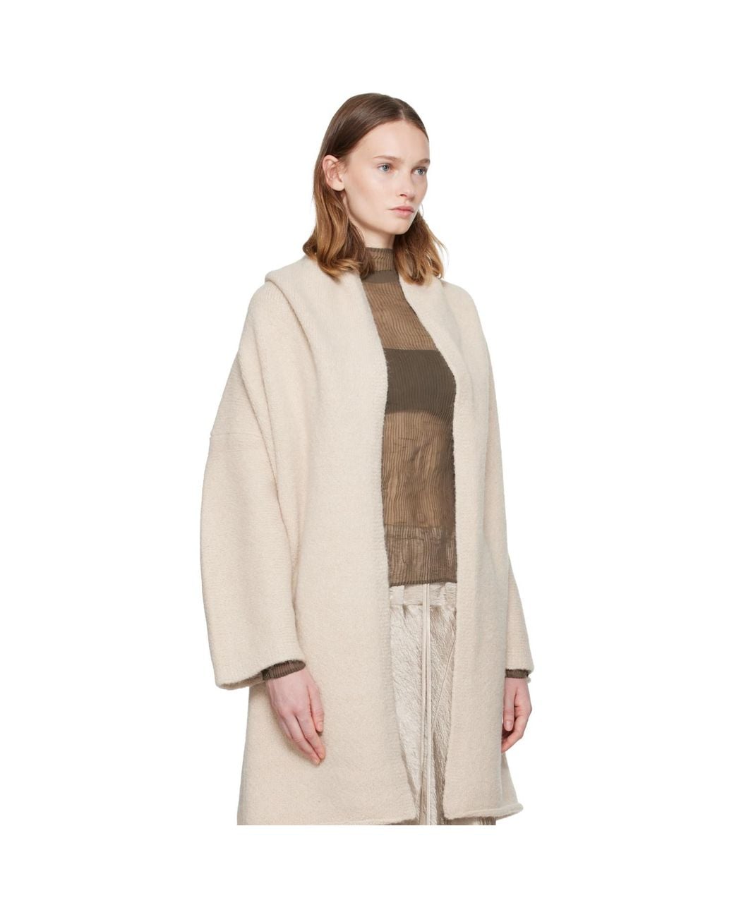 Lauren Manoogian Natural Off- Capote Coat