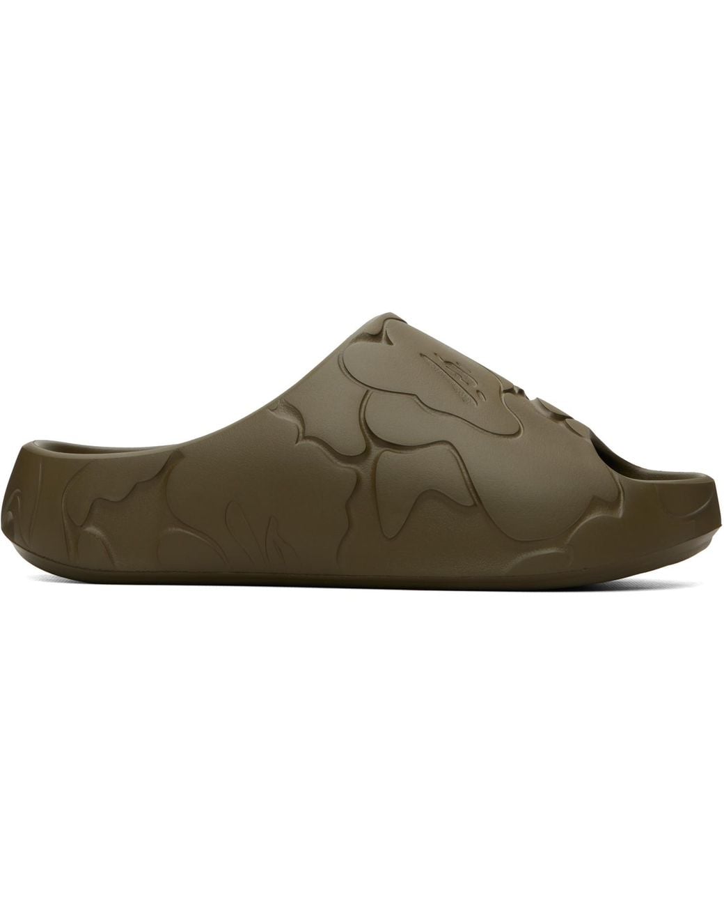 A Bathing Ape Brown Khaki #1 Slides for men