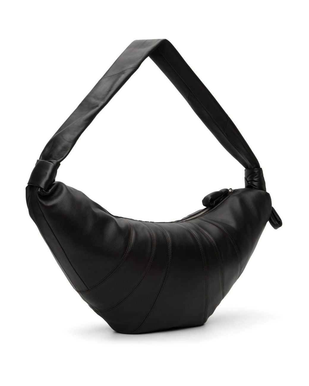 Lemaire Black Large Croissant Bag for men