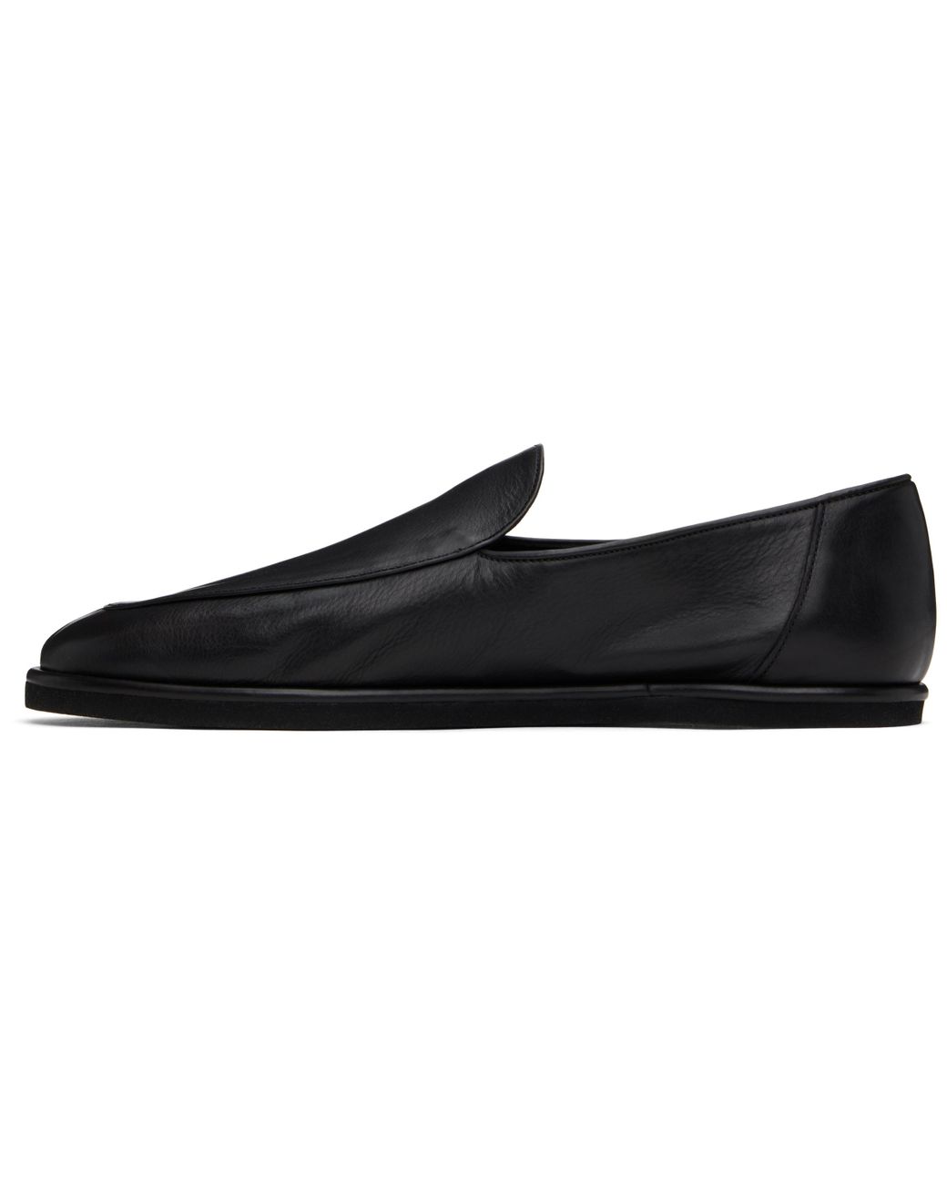 靴 AURALEE Leather Slip On 24AW AURALEE Soft Leather Slip-On Loafers in Black for Men | Lyst