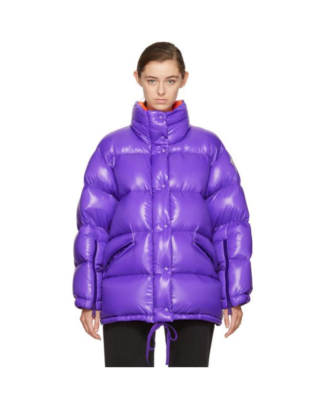 Moncler Purple Oversized Down Callis Jacket | Lyst Canada