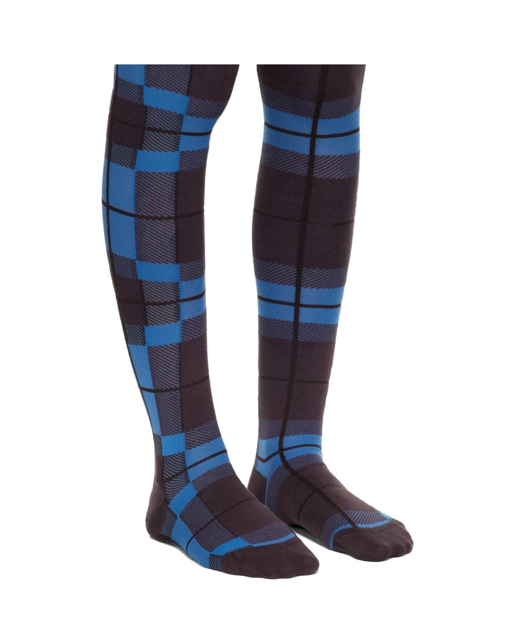 Vivienne Westwood Blue Over The Knee Socks