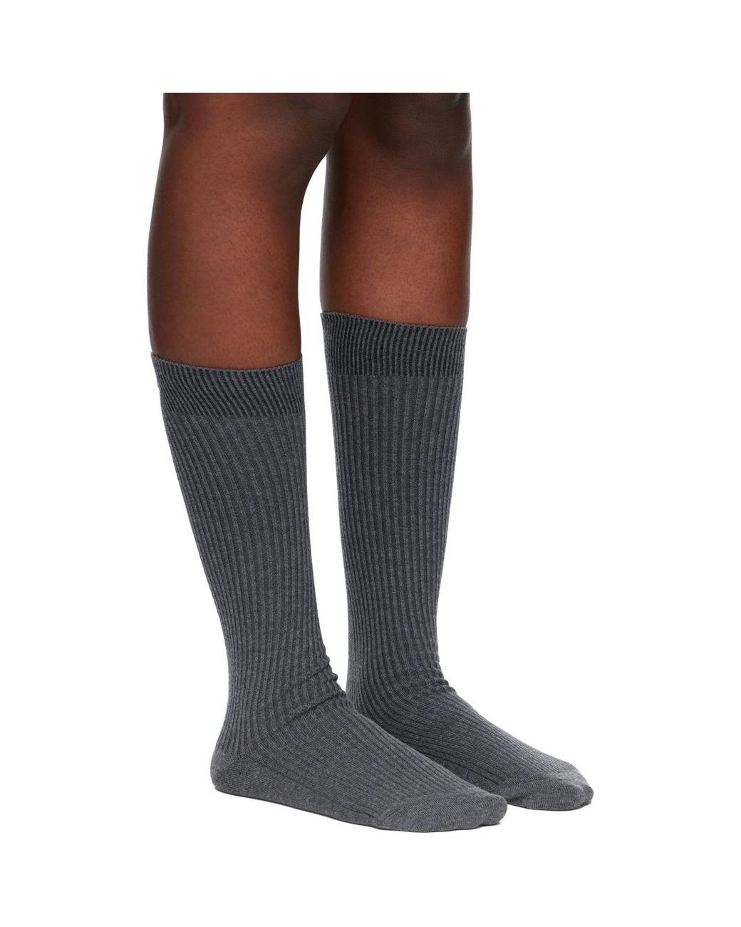 Coperni Blue Knit Socks