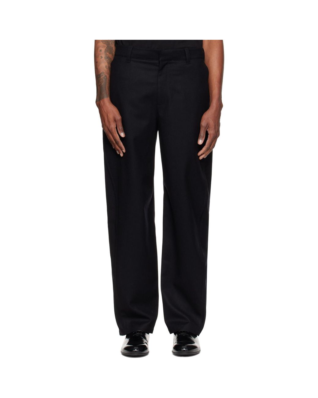 Givenchy Black Couture Seam Trousers for men