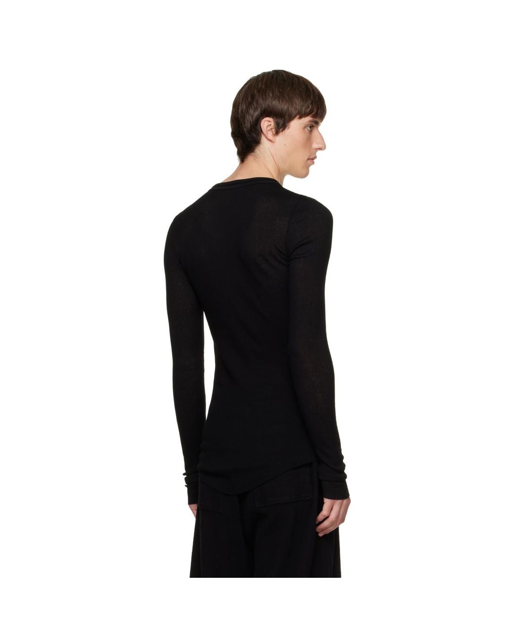 Julius Black Skinny T-Shirt for men