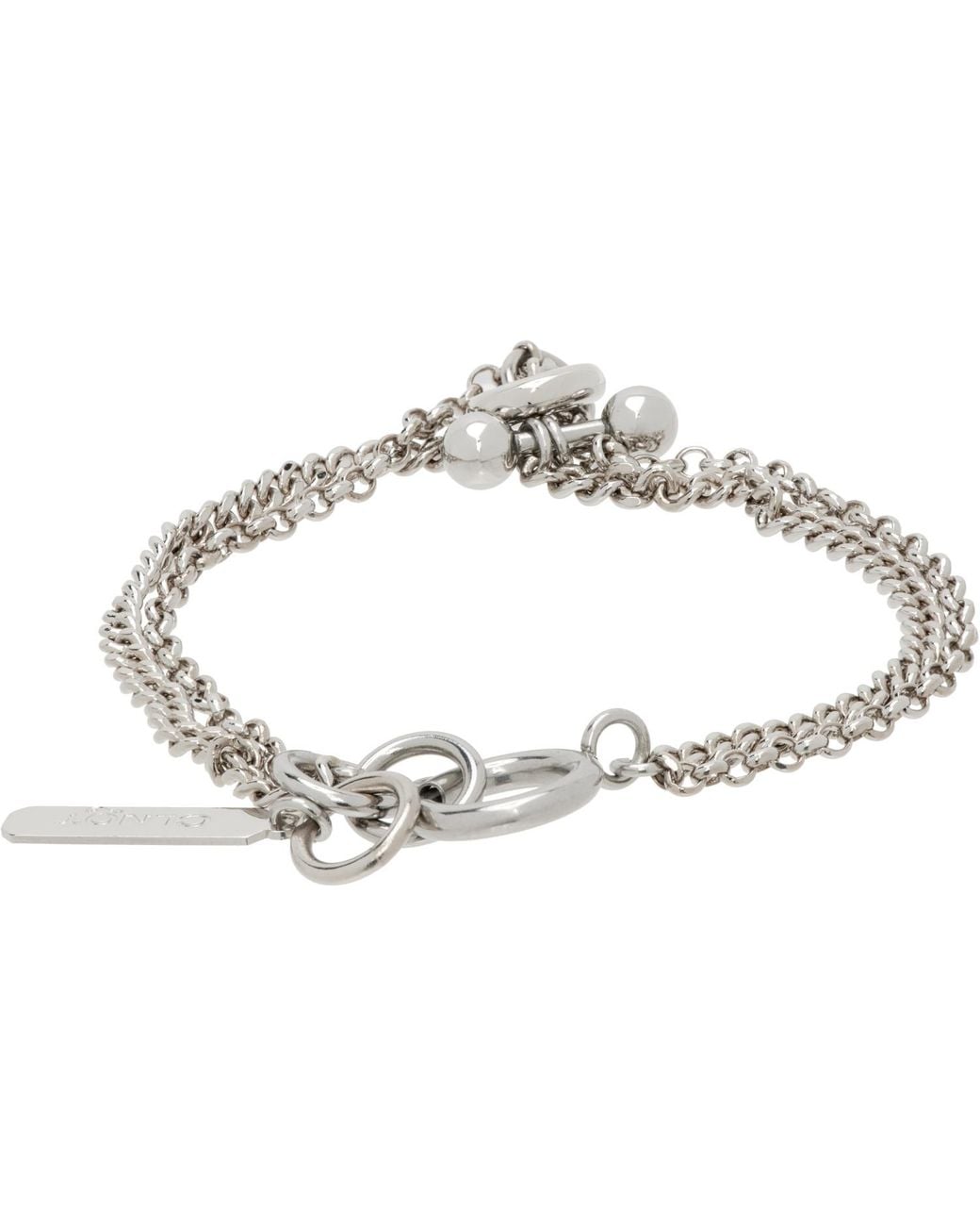 Justine Clenquet Metallic Georgie Bracelet for men
