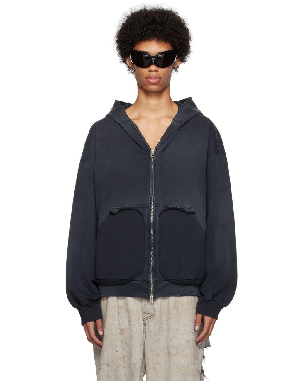 Balenciaga Tape Type zip-up Hoodie - Farfetch