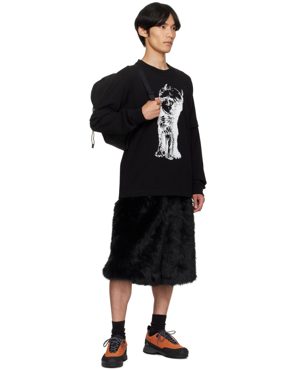 sacai WHERE THE WILD THINGS ARE Tシャツ 4 SACAI Tシャツ WHERE THE WILD THINGS ARE–黒-25AW| Sacai オンライン