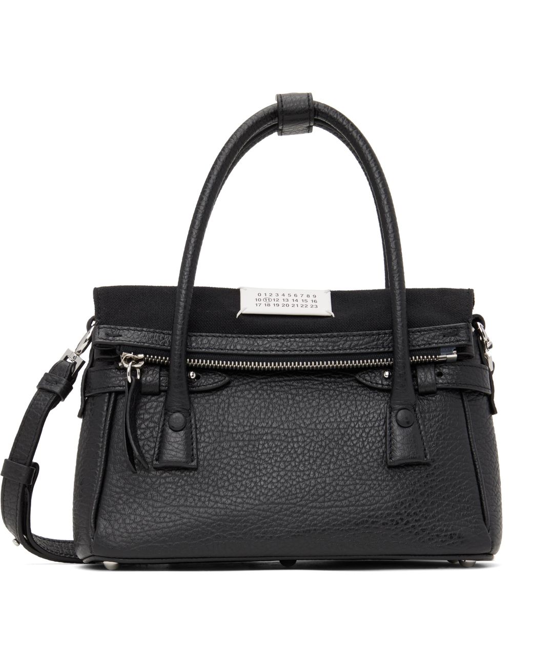 ショルダーバッグ・ポシェット MAISON MARGIELA 'east west' black leather bag メゾン マルジェラ - 5AC HANDBAG EAST WEST SMALL | HBX