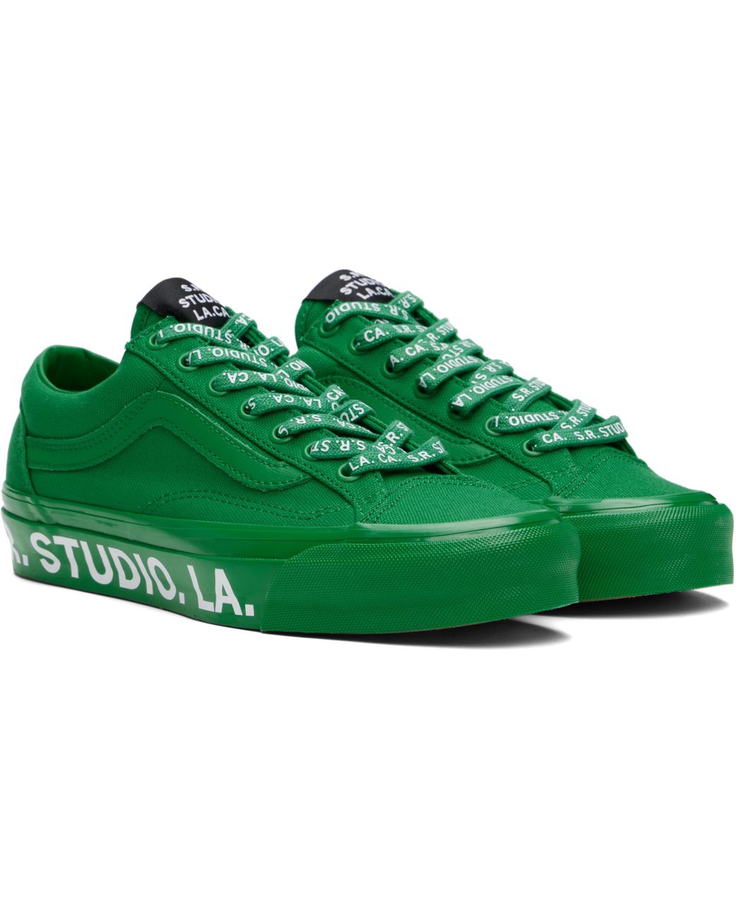 VANS★x S.R. STUDIO. LA. CA. コラボ バンズ スニーカー Green OTW BY VANS × S.R.STUDIO. LA. CA☆CLASH THE WALL コラボ