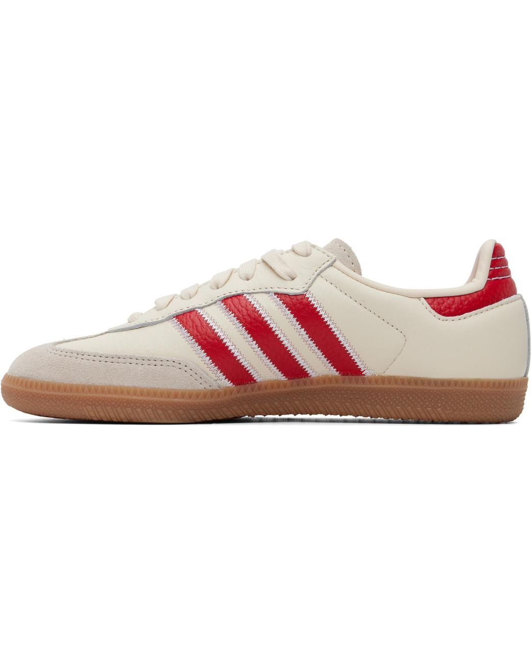 Adidas Originals Pink Off- & Samba Og Sneakers for men