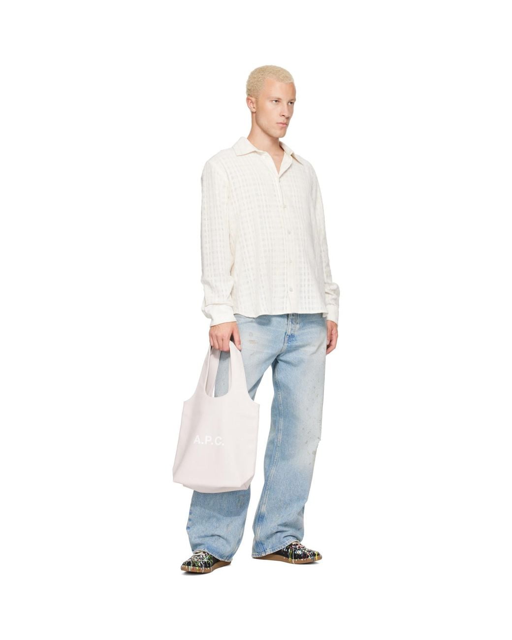 A.P.C. Multicolor Ninon Small Tote for men