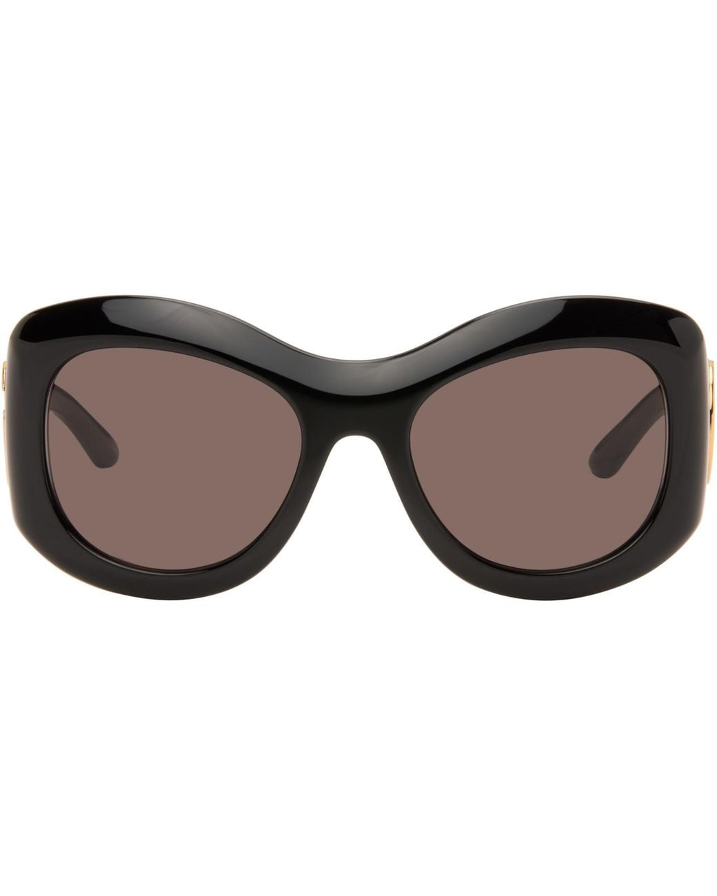 Gucci Brown Round Frame Sunglasses