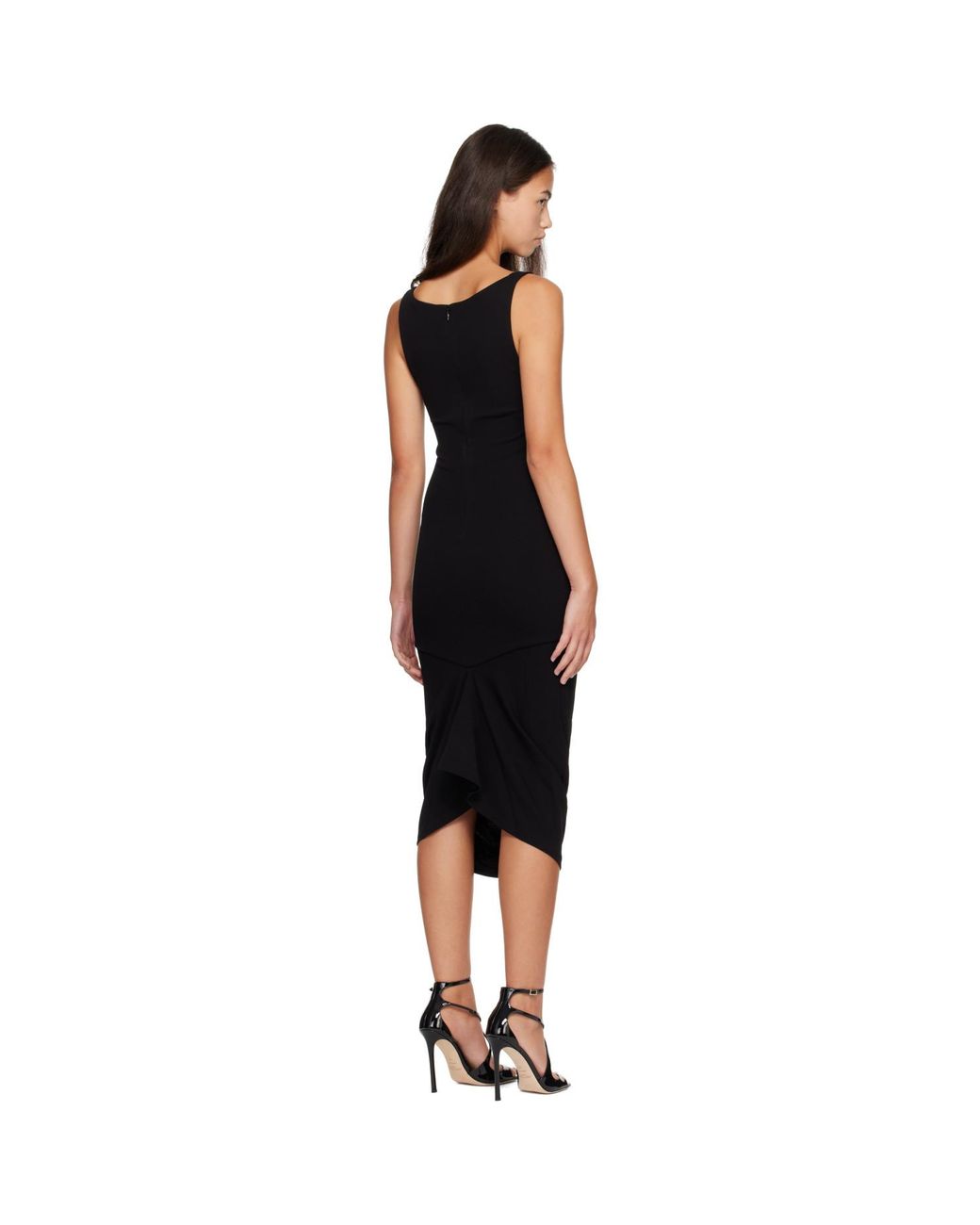 Jacquemus Black 'The Regata' Midi Dress