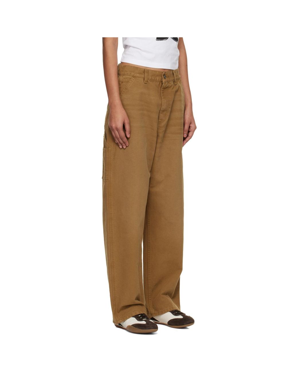 Carhartt Natural Tan Brandon Single Knee Jeans