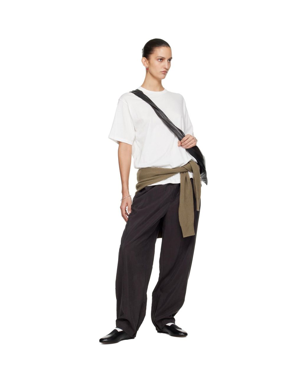 Ssstein White Suvin Cotton Basic T-Shirt