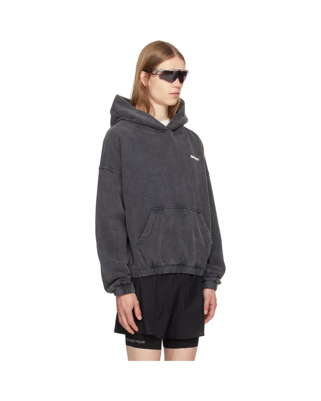 Satisfy Gray Softcell Hoodie for men