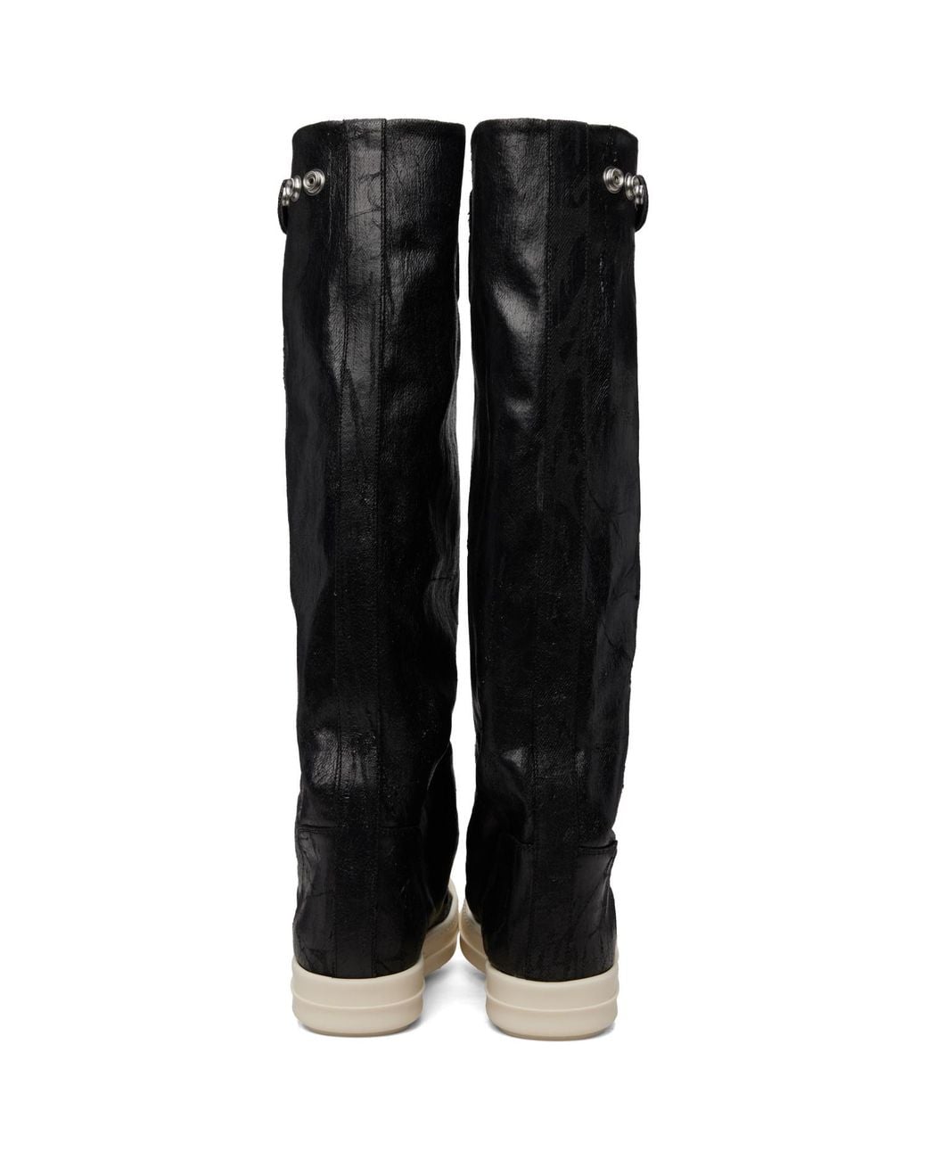 Rick Owens Black Tower Elephant Tall Boots