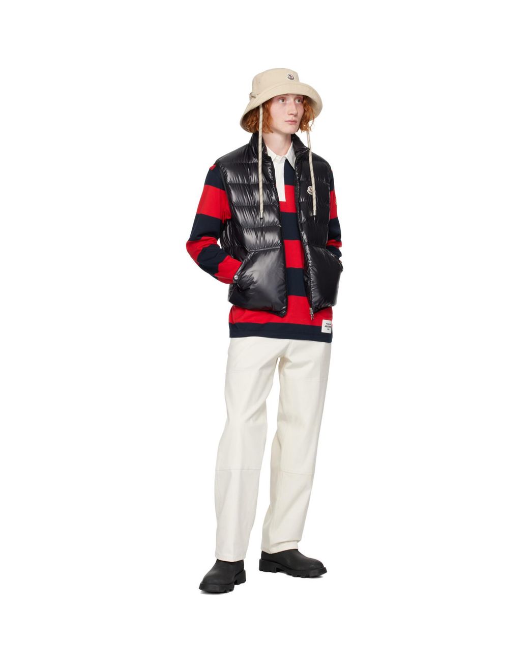 Moncler Red Aube Down Vest for men