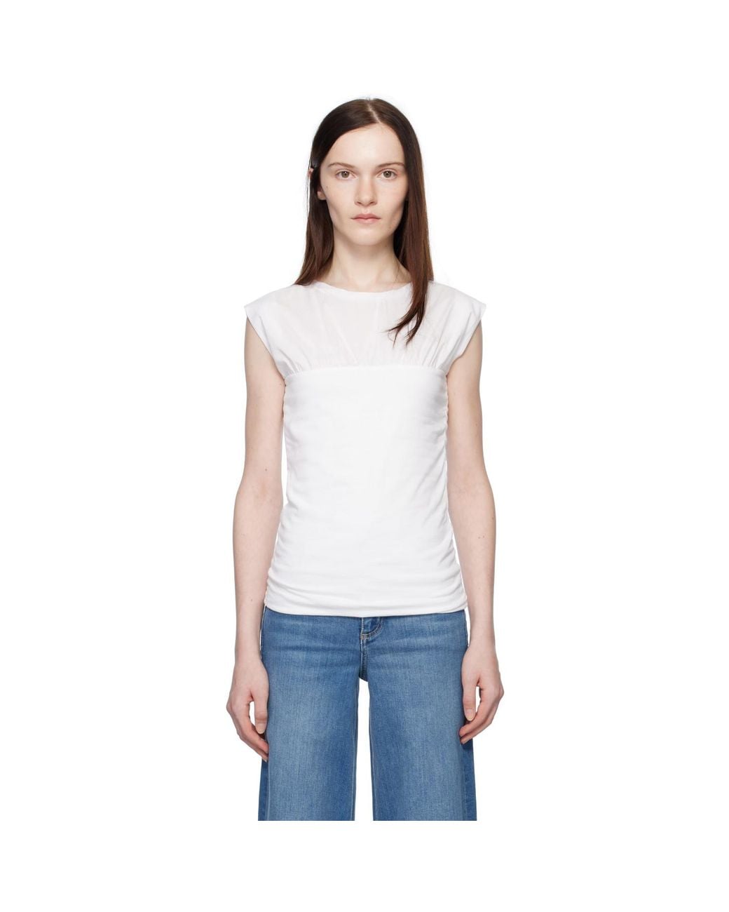 Rag & Bone Black Mica Banded Top