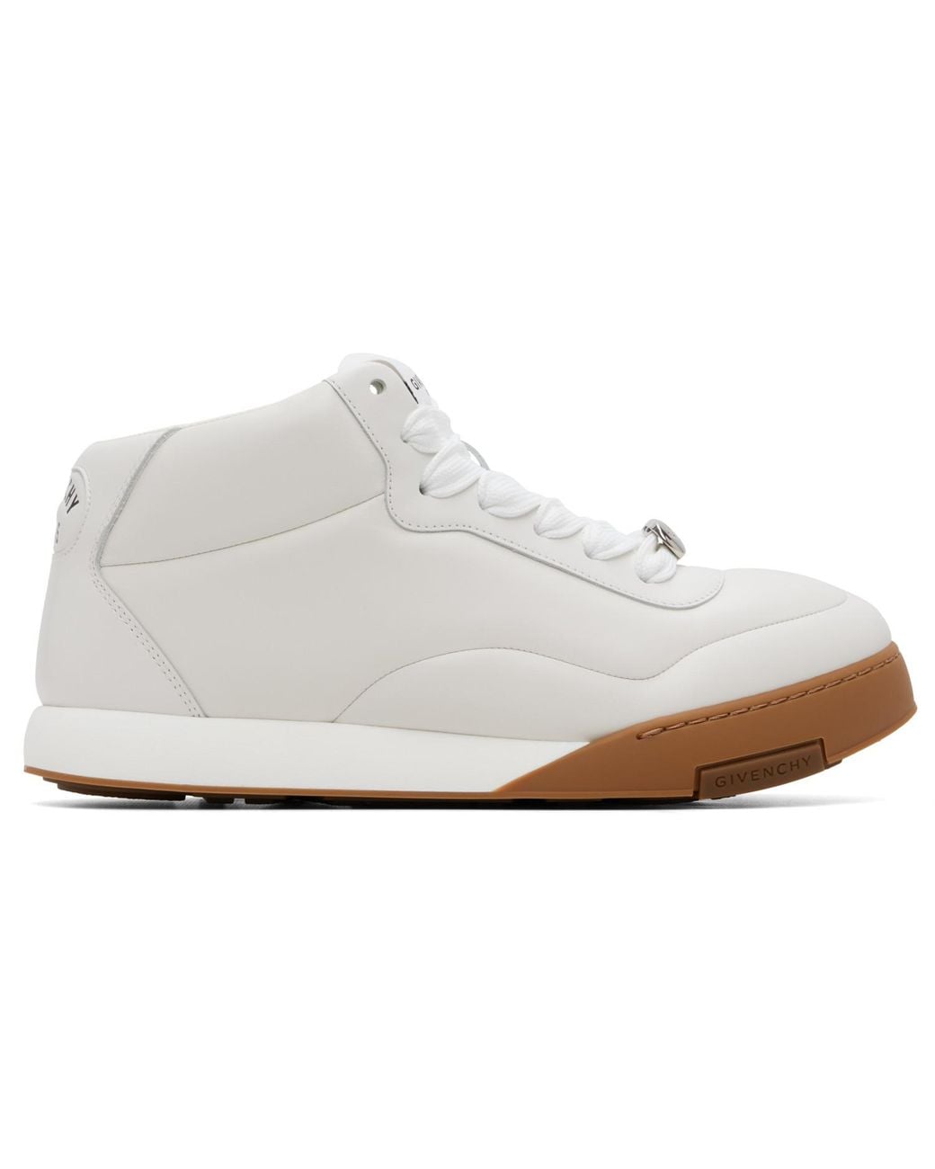 Givenchy White Puffy Yard' Mid-Top Sneakers for men