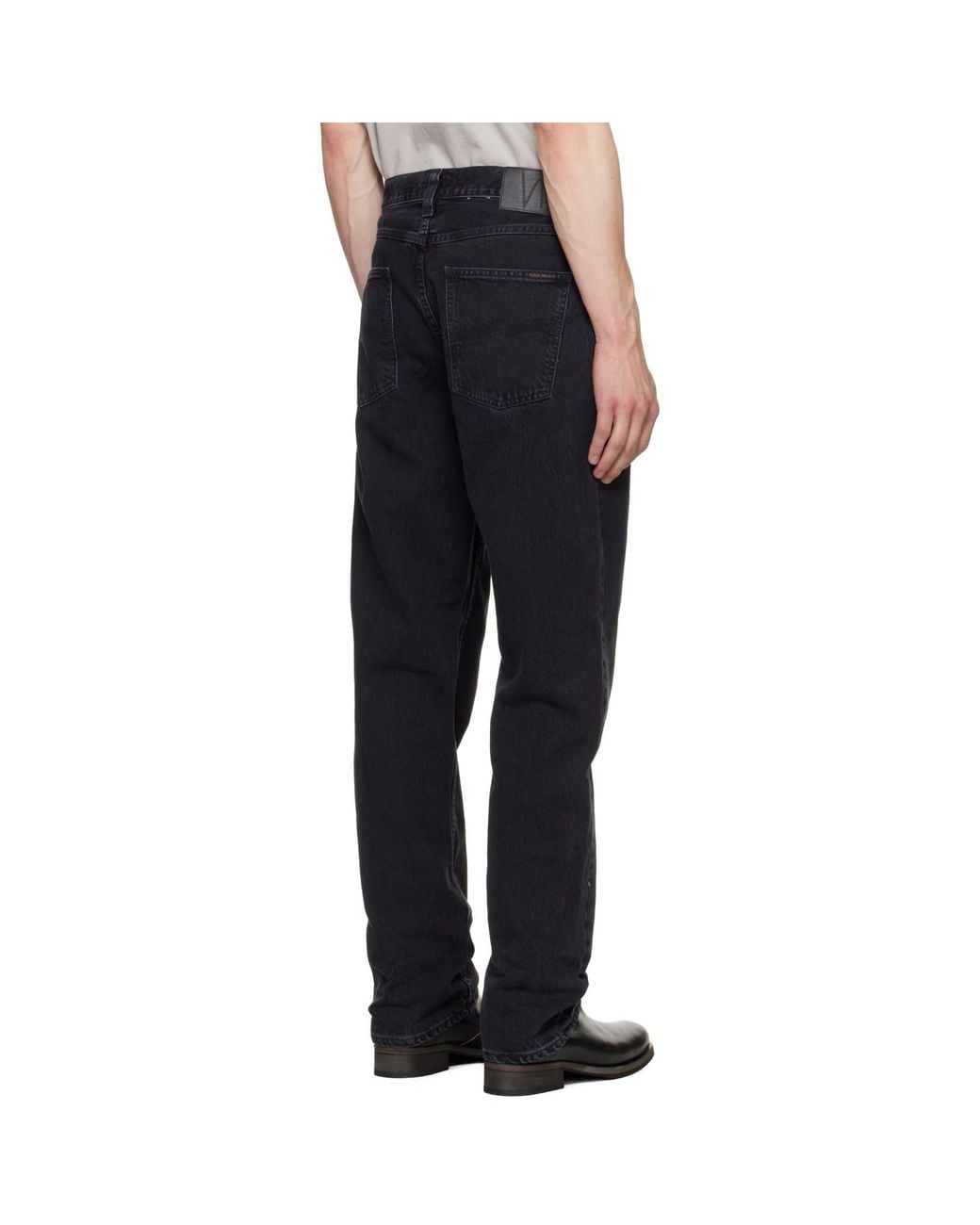 Nudie Jeans Black Rad Rufus Jeans for men