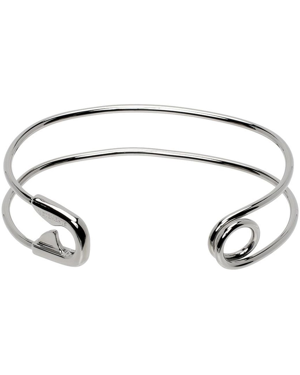 Safety pin cuff bracelet new arrivals
