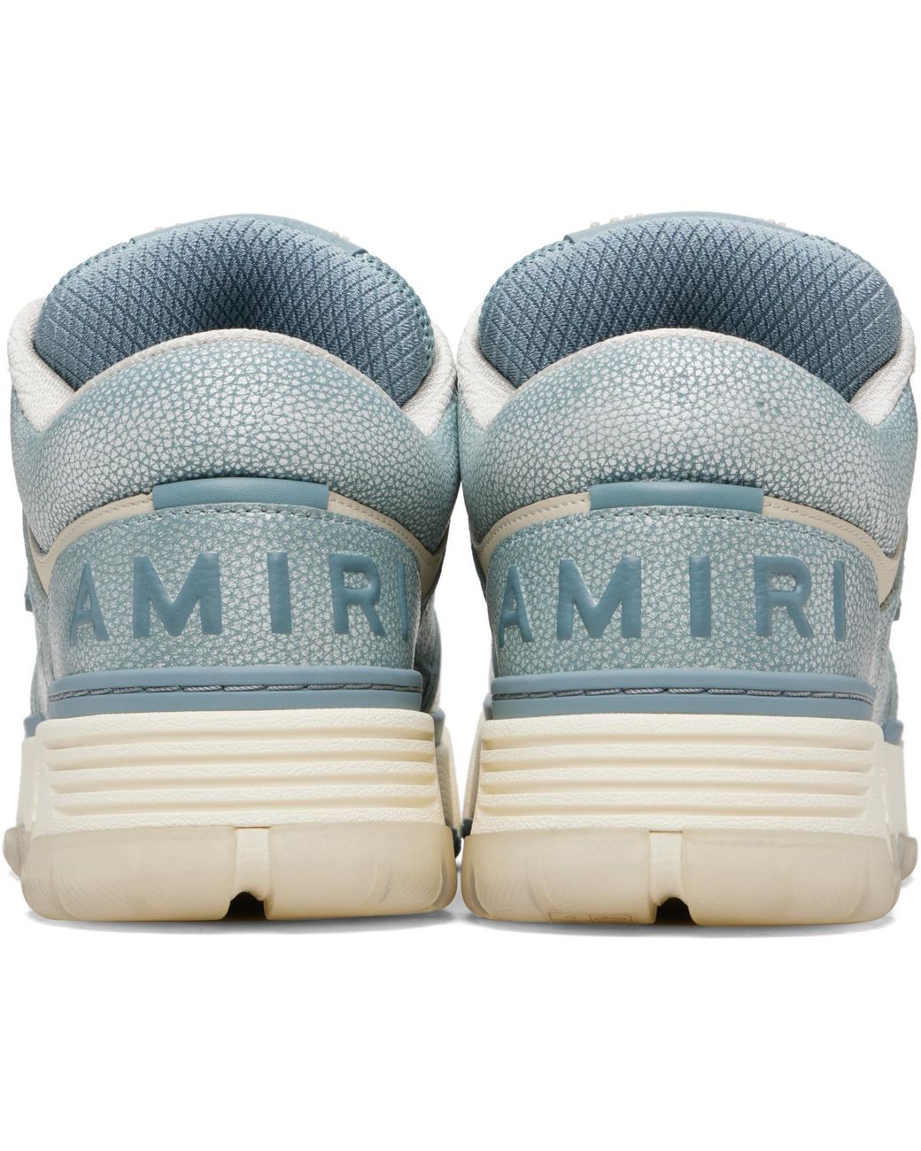 Amiri Blue Pebbled Ma-1 Sneakers for men