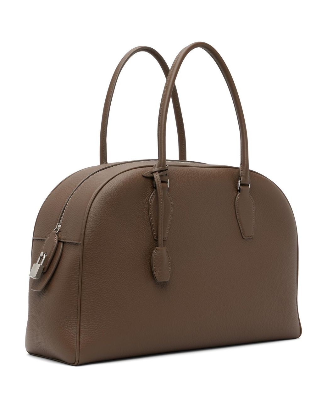 The Row Brown Leather India 15.75 Bag