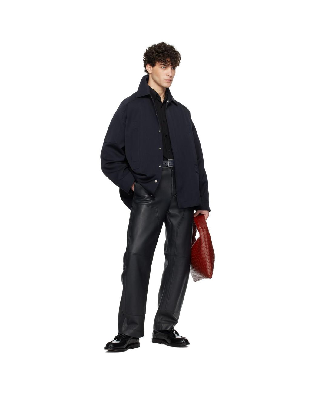 Bottega Veneta Black Astaire Loafers for men