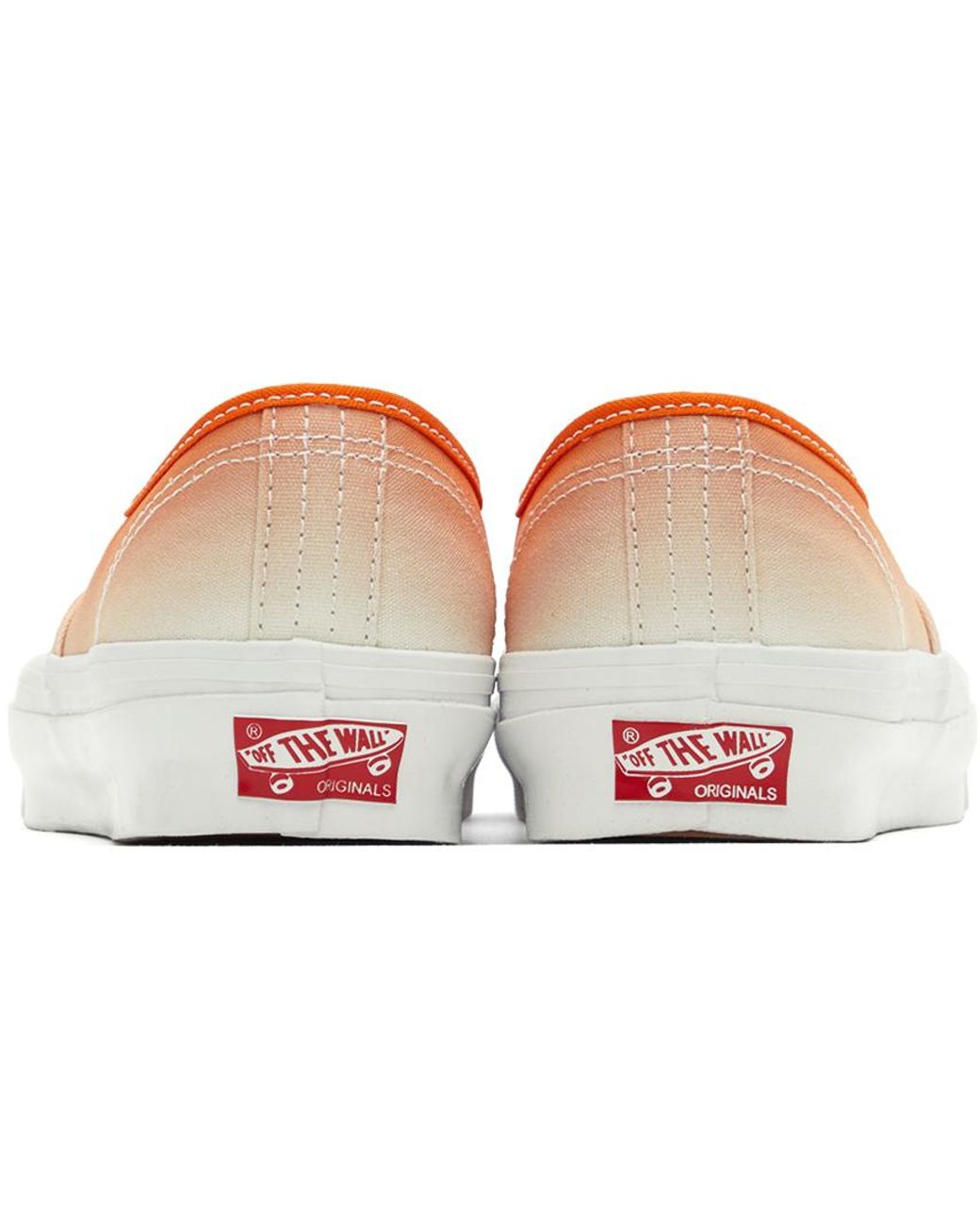 orange vans for men
