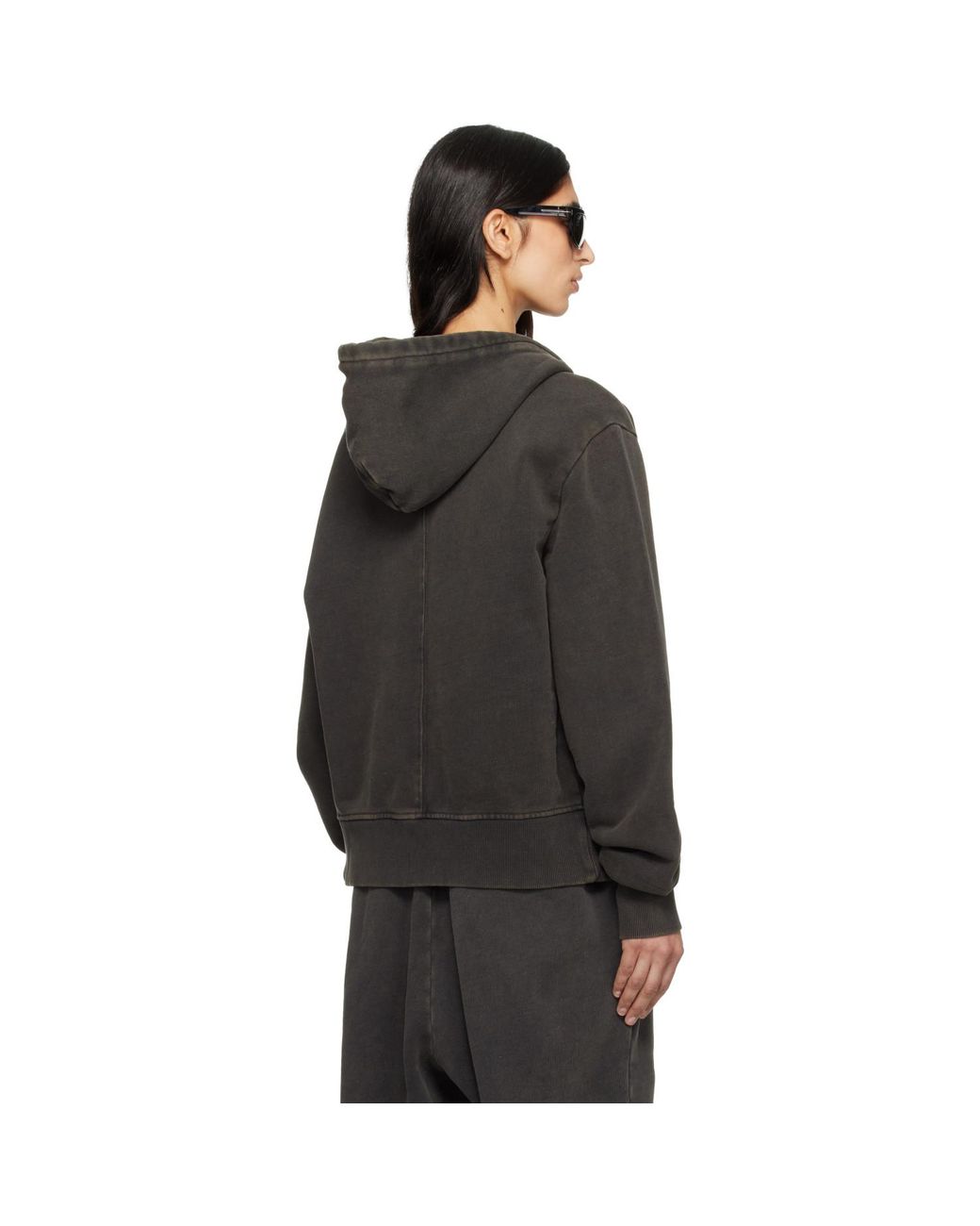 Entire studios Red Slim Zip Up Hoodie